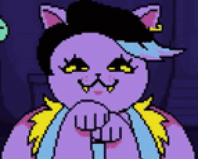 Cat Dressed As Witch With Cane GIF