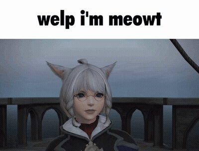 Cat Ears Girl Welp I'm Meowt GIF