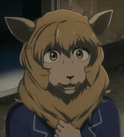 Cat Face Cartoon Character Close Up GIF