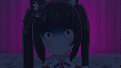 Cat Girl Making Funny Face GIF