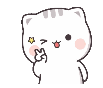 Cat Giving Thumbs Up With Star Behind Sticker