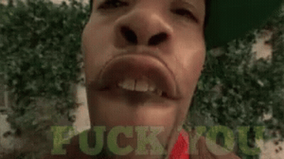 Cat Hanging From Tree Branch Saying Yep Just A Bit Windy GIF