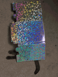 Cat Hiding Under The Box GIF