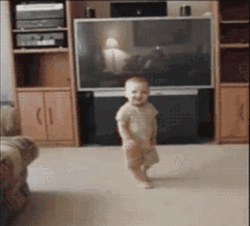 Cat Hit Kids Falling GIF