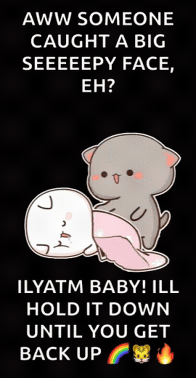 Cat Holding Baby Says Aww Someone Caught A Big Seeeepy Face GIF