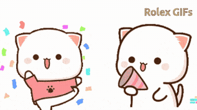 Cat Holding Party Horn GIF