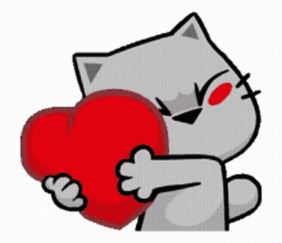 Cat Holding Red Boxing Glove GIF
