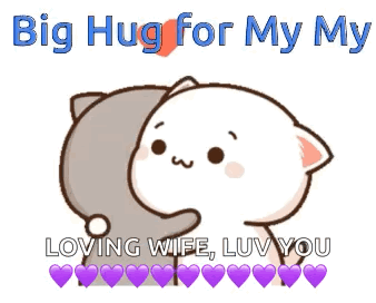 Cat Hugging Another Cat Big Hug GIF