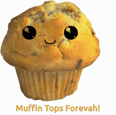 Cat In Chef Hat With Muffin And Bowl GIF