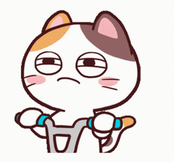 Cat In Shame & Shaking Head GIF