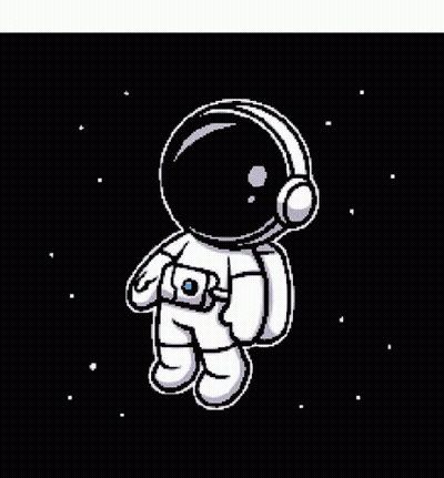 Cat In Space Suit With Cat Token GIF
