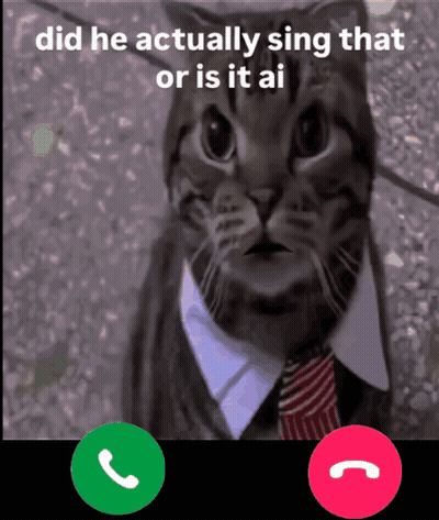 Cat In Suit And Tie On Video Call GIF
