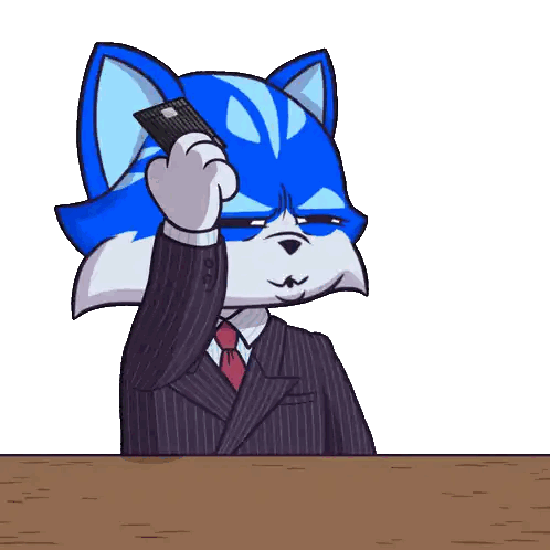 Cat In Suit Holding Credit Card Sticker