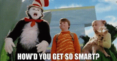Cat In The Hat With Boy Girl And Dog GIF
