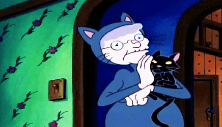 Cat Lady Hey Arnold Grandma Gertie GIF