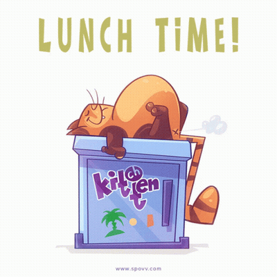 Cat Laying In Cooler Saying Kitten GIF