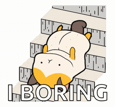 Cat Laying On Back On Stairs I Boring GIF