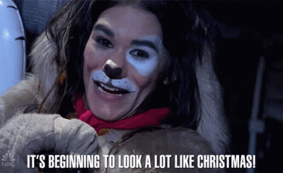 Cat Makeup It's Beginning To Look Like Christmas GIF