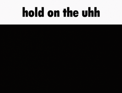 Cat Meme Saying Hold On The Uhh GIF
