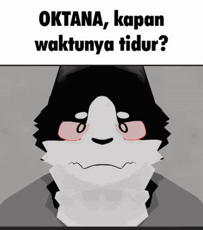 Cat Oktana Kapan Waktunya Tidur GIF