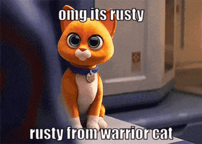 Cat Omg Its Rusty Rusty From Warrior Cat GIF