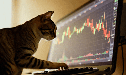 Cat On Computer Crypto GIF