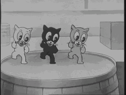 Cat Party Three Little Kittens GIF