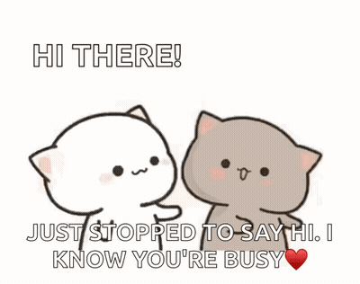Cat Petting Another Cat's Face GIF