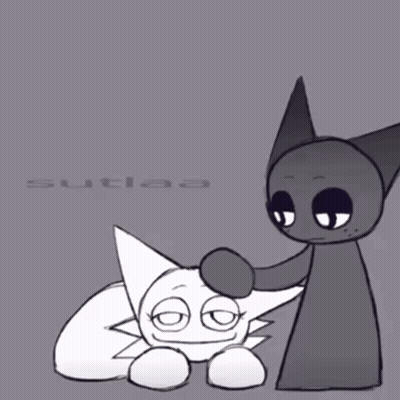 Cat Petting Another Cat Sutiaa GIF