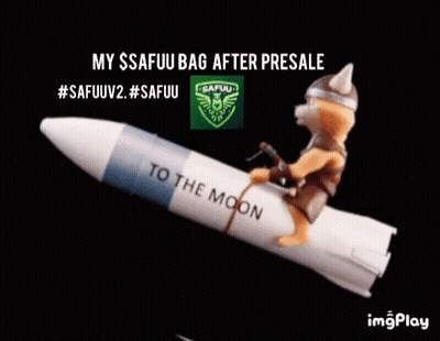 Cat Riding Rocket To The Moon GIF