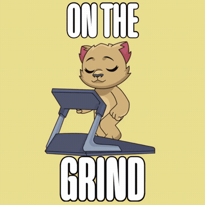 Cat Running On Treadmill On The Grind GIF