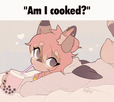 Cat Saying Am I Cooked GIF