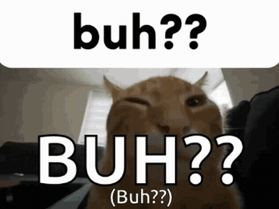 Cat Saying Buh Buh GIF