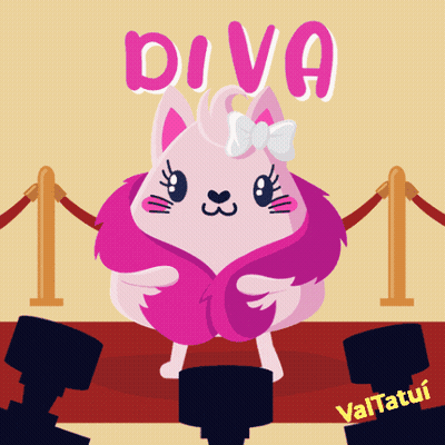 Cat Saying Diva GIF