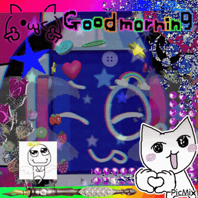 Cat Saying Good Morning GIF