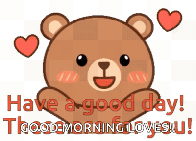 Cat Saying Have A Great Day Good Sleep Well Love You GIF