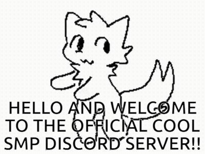 Cat Saying Hello Welcome Cool SMP Discord Server GIF