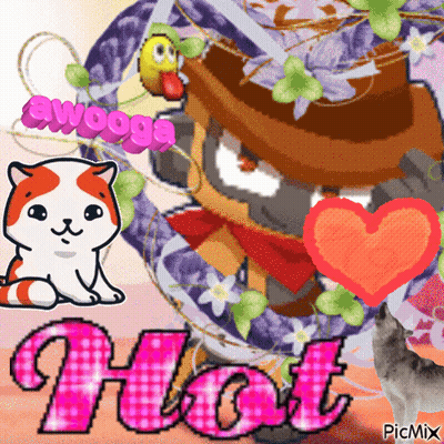 Cat Saying Hot GIF