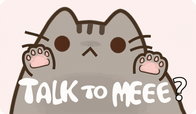 Cat Saying Talk To Me GIF