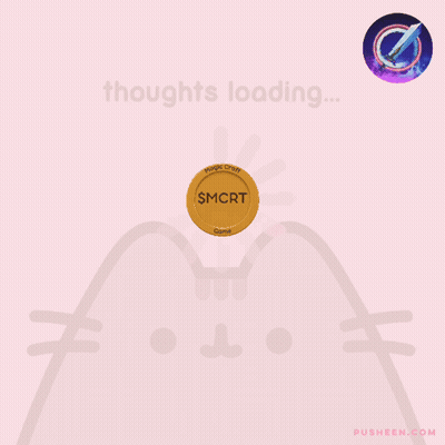 Cat Saying Thoughts Loading GIF