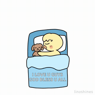 Cat Sleeping On Crescent Moon Sweet Dreams GIF
