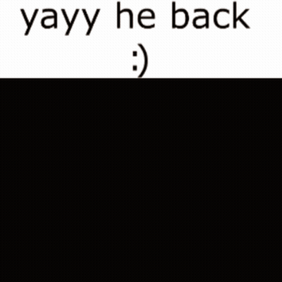 Cat Standing In Dark Saying Yayy He Back GIF