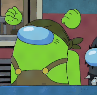 Cat Standing Next To Among Us Venting Box GIF
