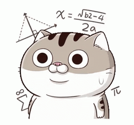 Cat Stressing On Math GIF