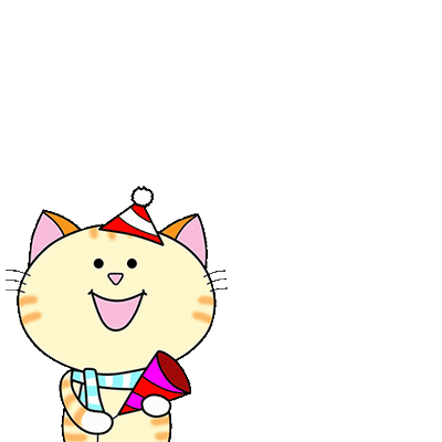 Cat สวัสดีปีใหม่ GIF