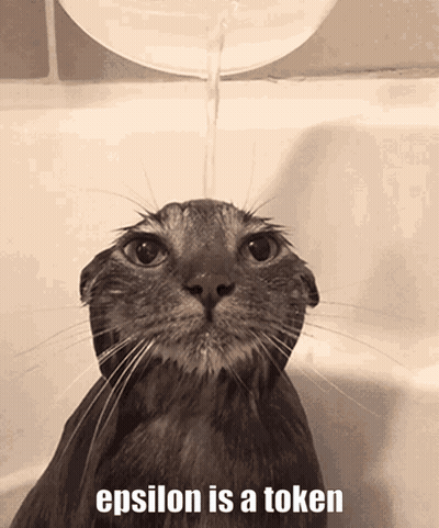 Cat Taking Bath Epsilon Is A Token GIF