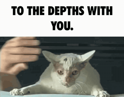Cat To The Depths With You GIF