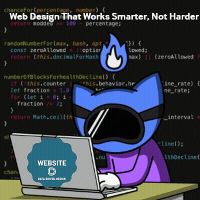 Cat Using Laptop Web Design That Works Smarter Not Harder GIF