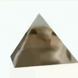 Cat Vibing Pyramid GIF