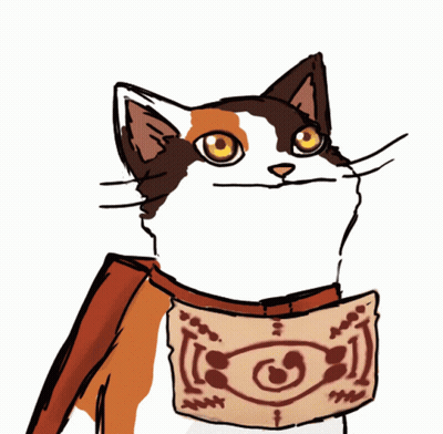 Cat Wearing Scarf GIF